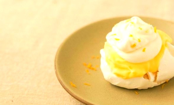 Lemon Cream Pavlova.