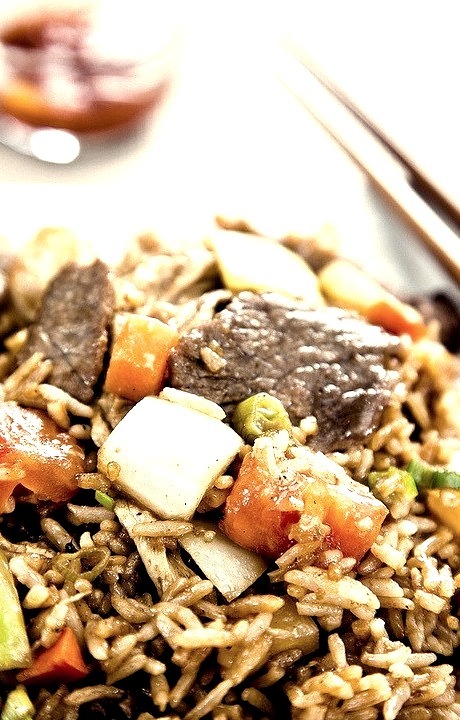 Beef and Vegetable Fried Rice