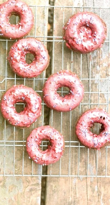 Raspberry Chocolate Donuts with Lavender PDX Food Love