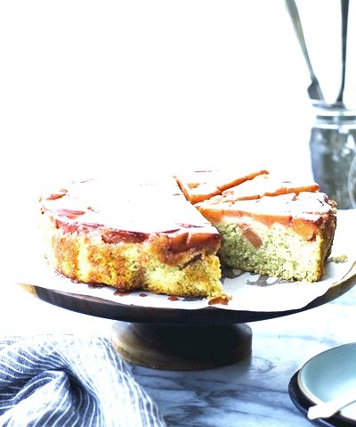 Ginger, Vanilla Quince Upside-Down Cake {GF} The Bojon Gourmet on We Heart It.