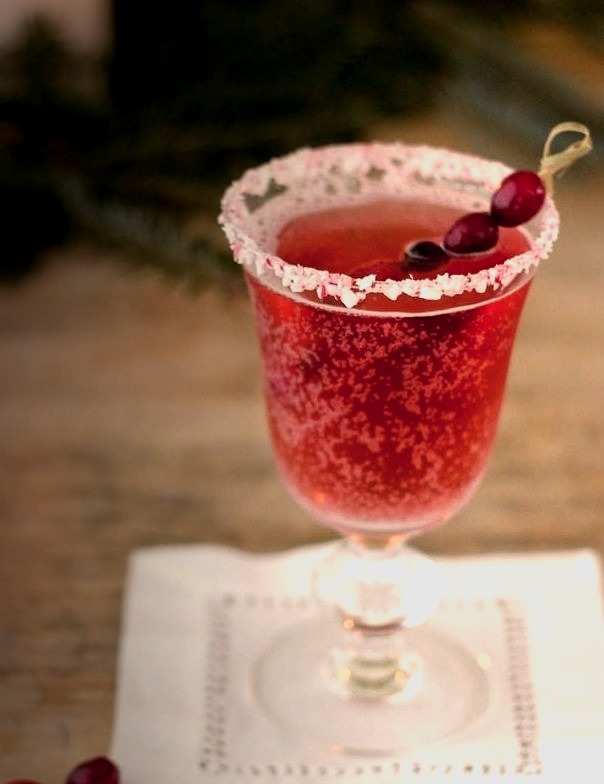 Candy Cane Cranberry Cocktail Jenny Steffens